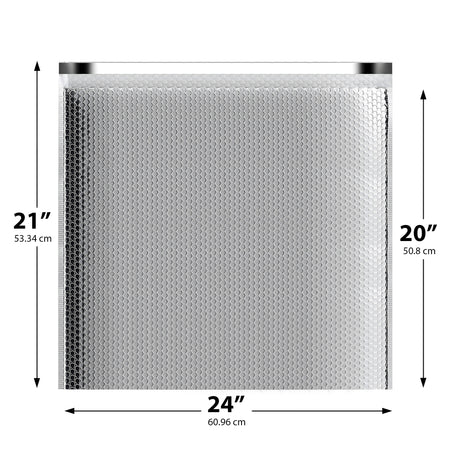 24x21 thermal mailer – foil insulated bubble envelope for perishables and cosmetics