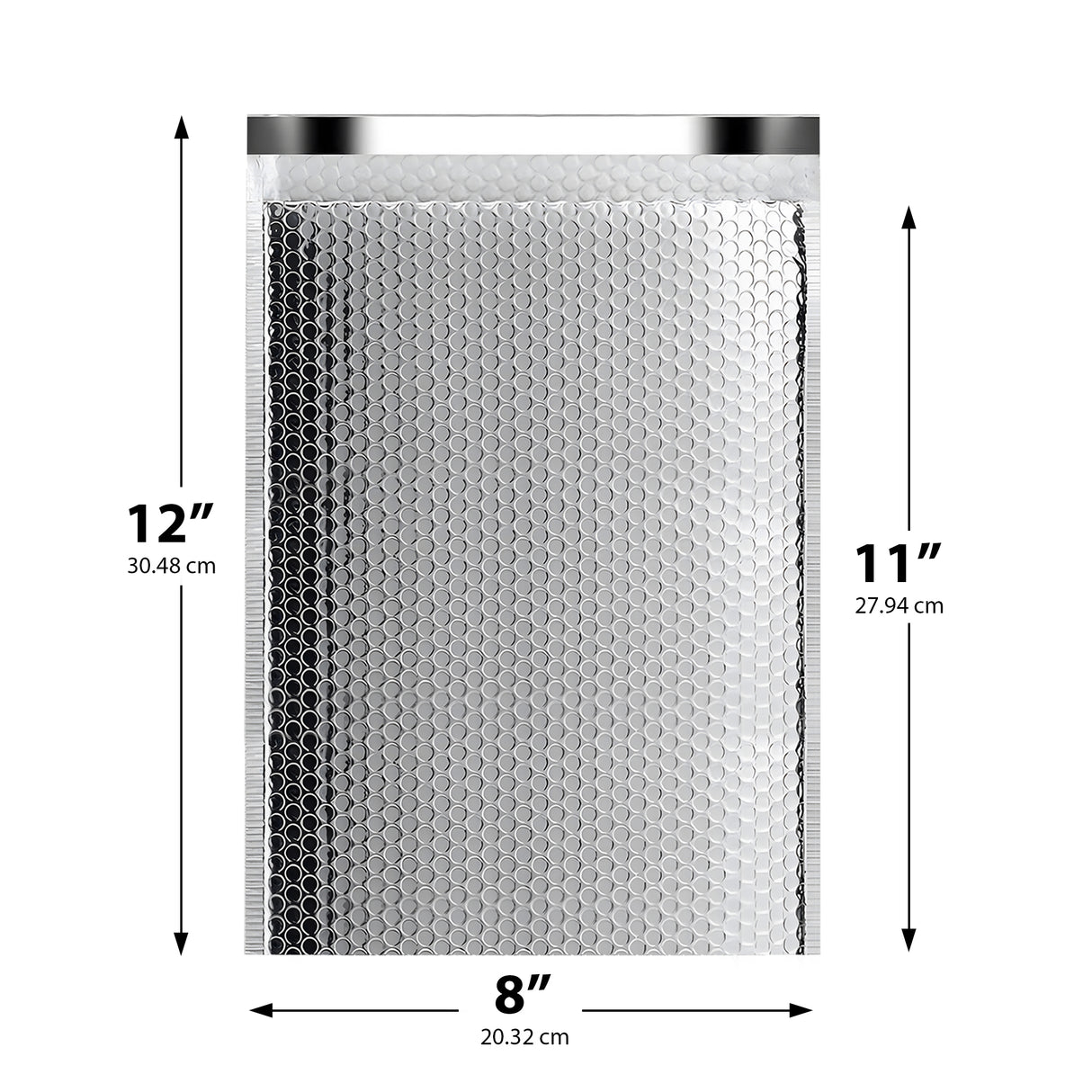 8x11 thermal mailer – foil insulated bubble envelope for perishables and cosmetics