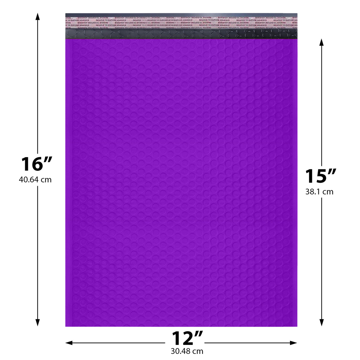 12x16 Poly Bubble Mailers – Self-Seal Padded Envelopes Pack of 50