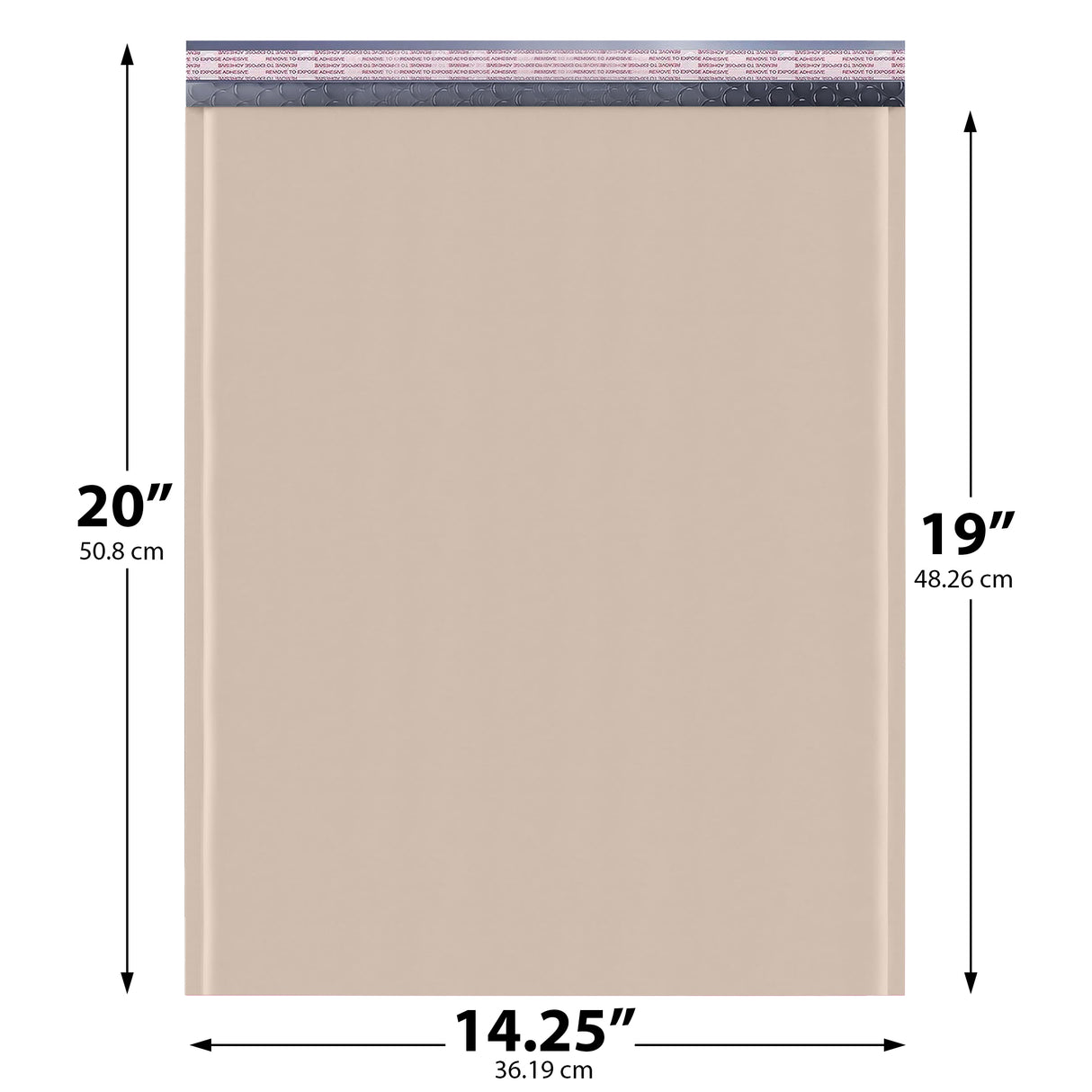 14.25x20 brown kraft bubble mailer #7 padded shipping envelope