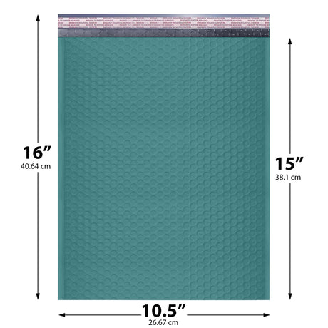 10x13 green poly bubble mailer padded shipping bag
