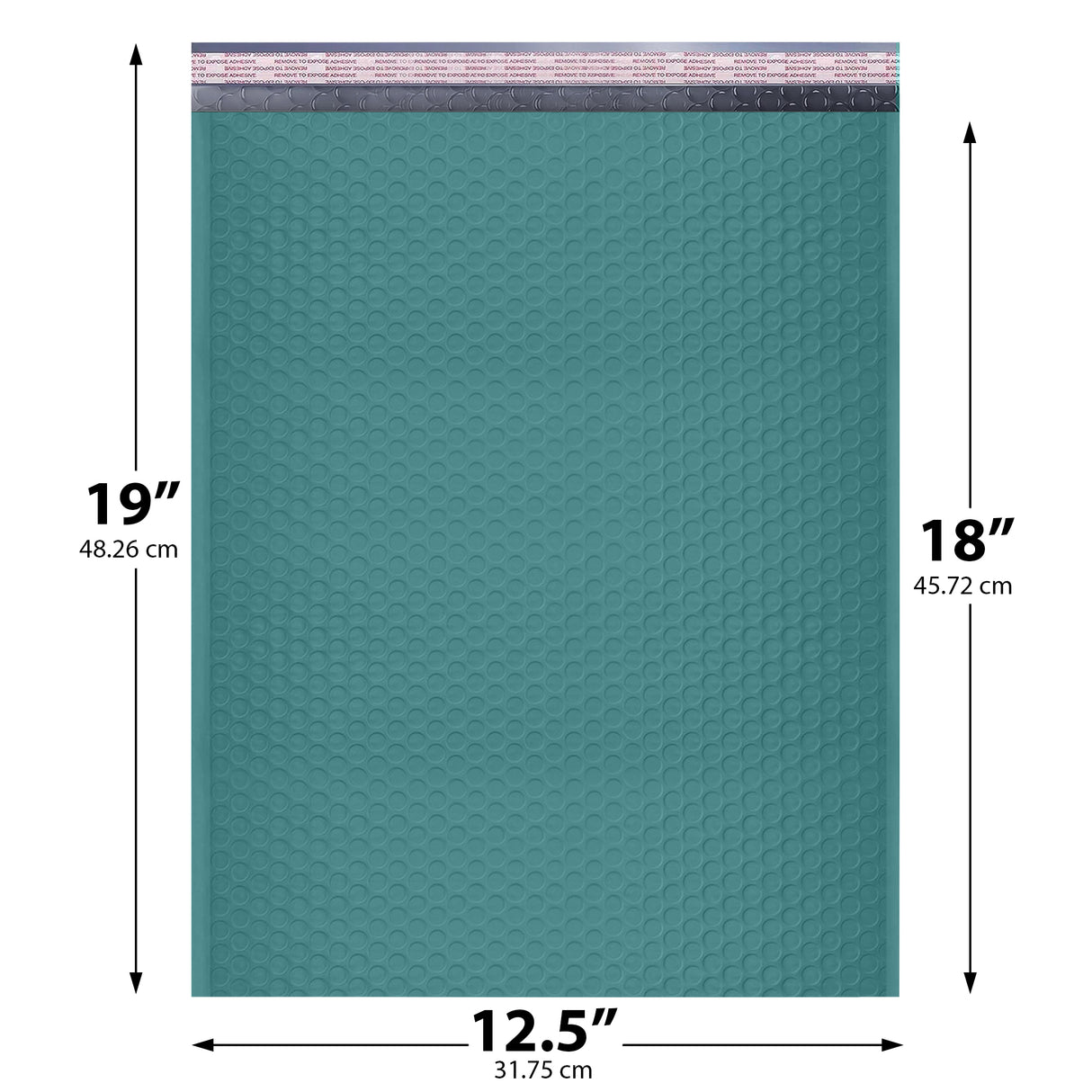 12x15 green poly bubble mailer custom padded shipping bag