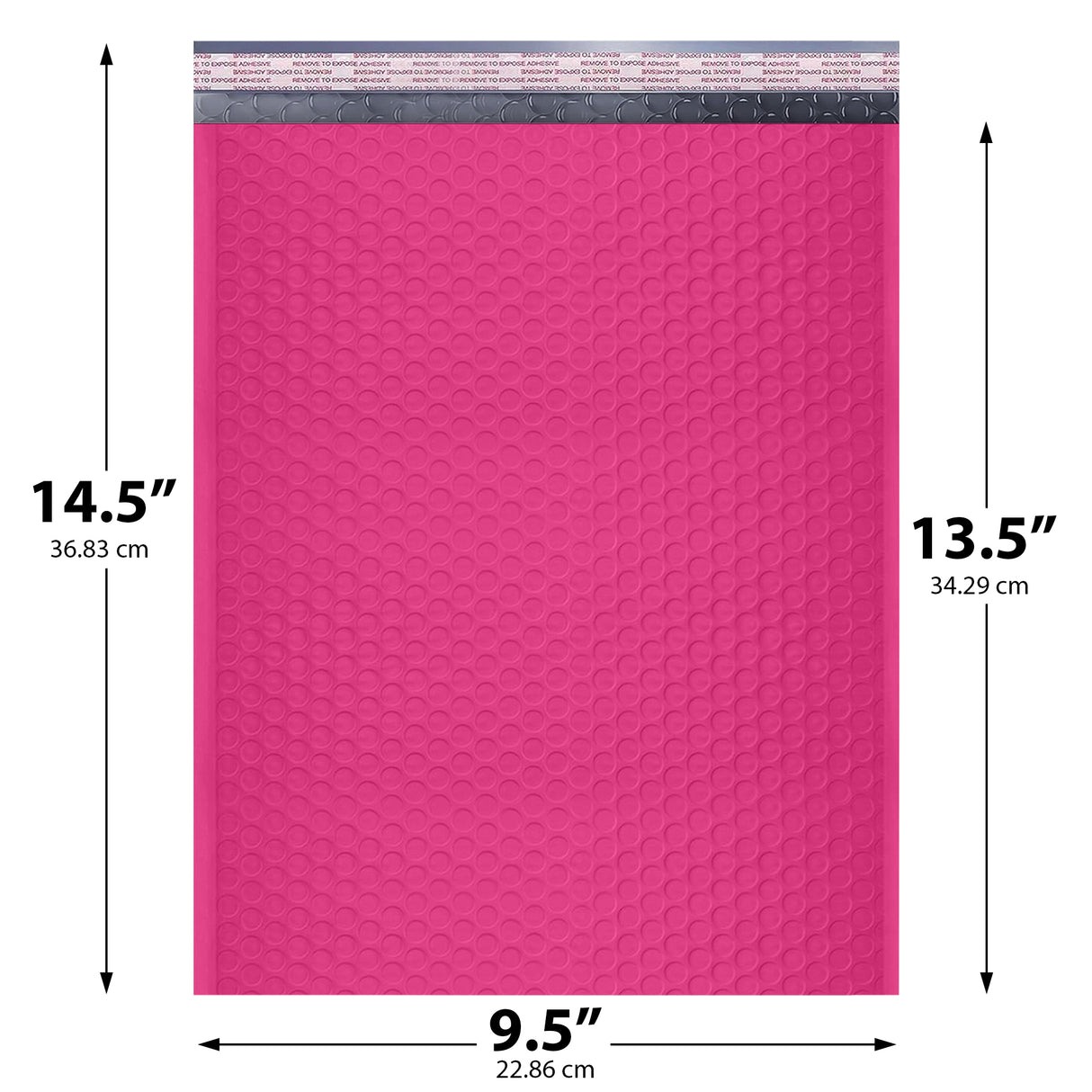 9.5x14.5 pink poly bubble mailer #4 padded shipping bag