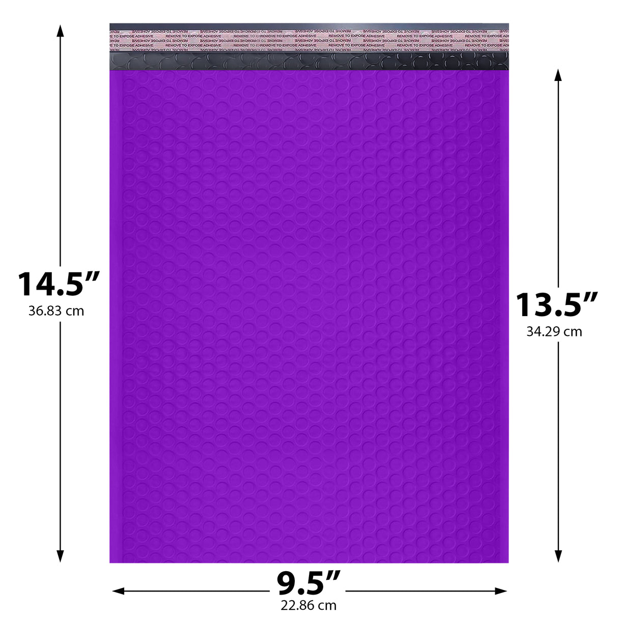 9.5x14.5 purple poly bubble mailer #4 padded shipping bag