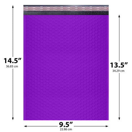 9.5x14.5 purple poly bubble mailer #4 padded shipping bag