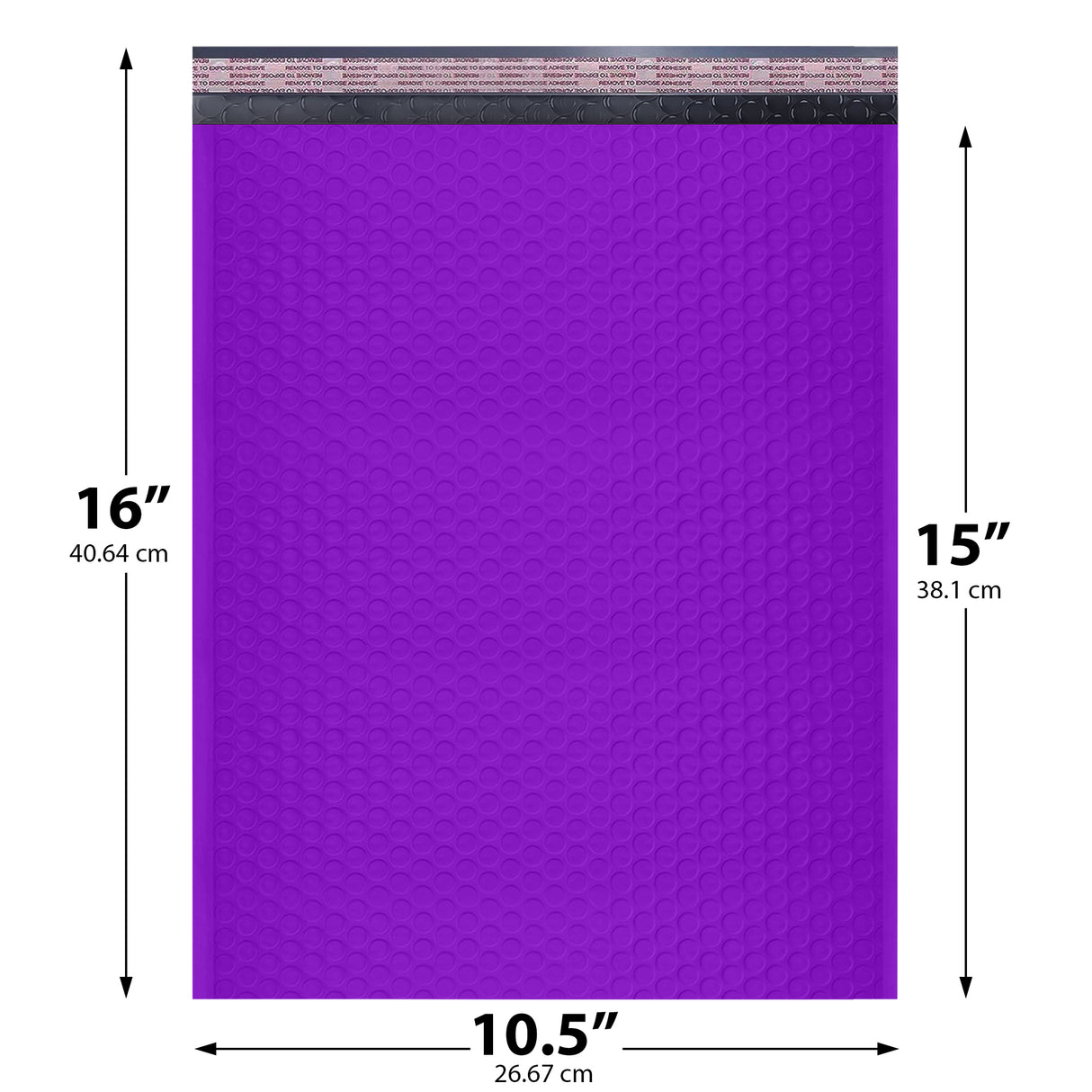 10x13 purple poly bubble mailer padded shipping bag