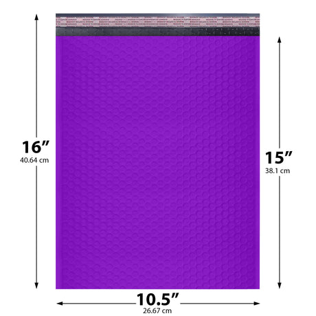10x13 purple poly bubble mailer padded shipping bag