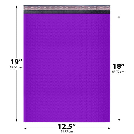 12x15 purple poly bubble mailer custom padded shipping bag
