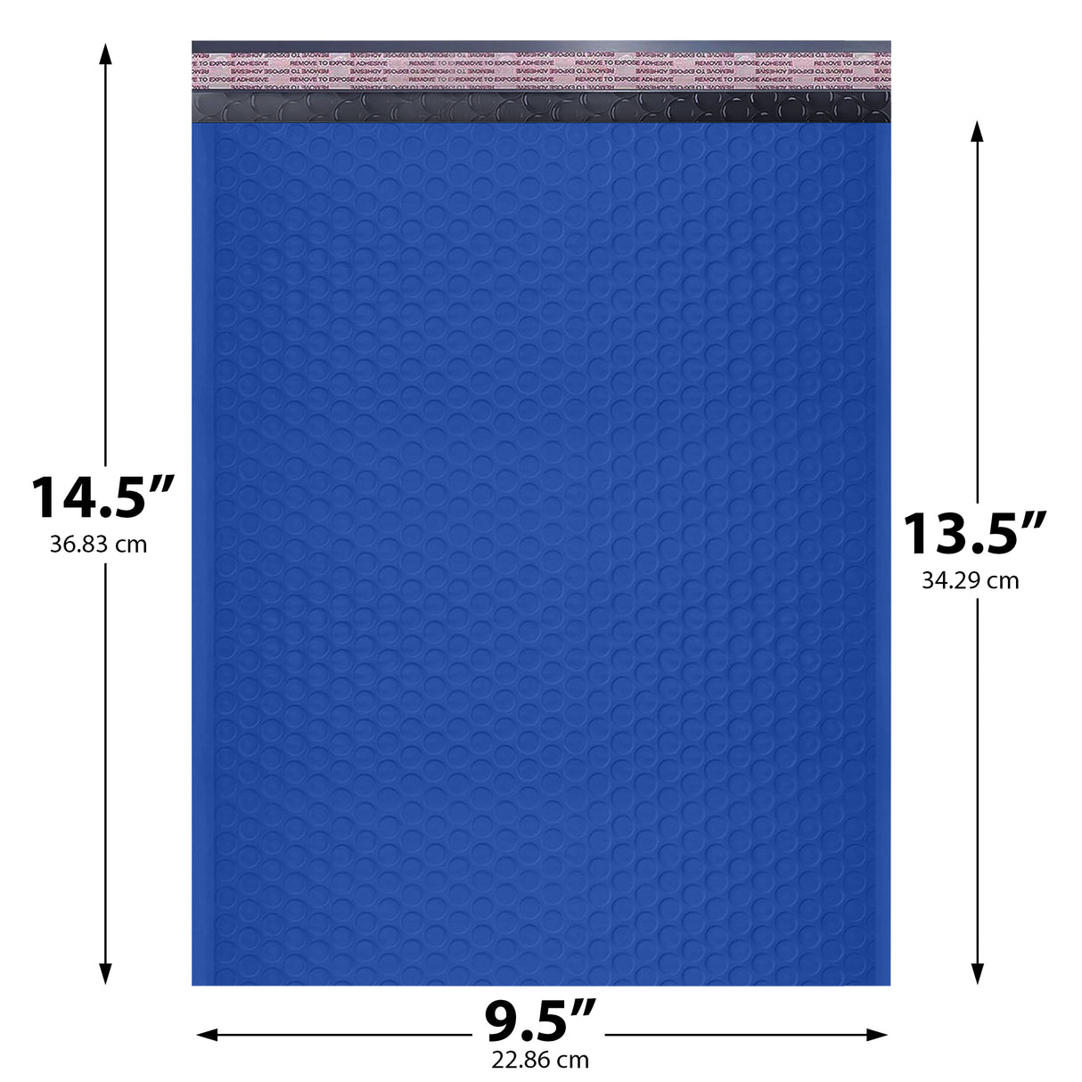 9.5x14.5 royal blue poly bubble mailer #4 padded shipping bag