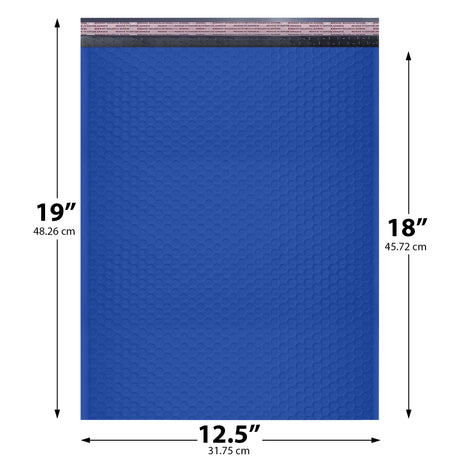 12x15 royal blue poly bubble mailer custom padded shipping bag