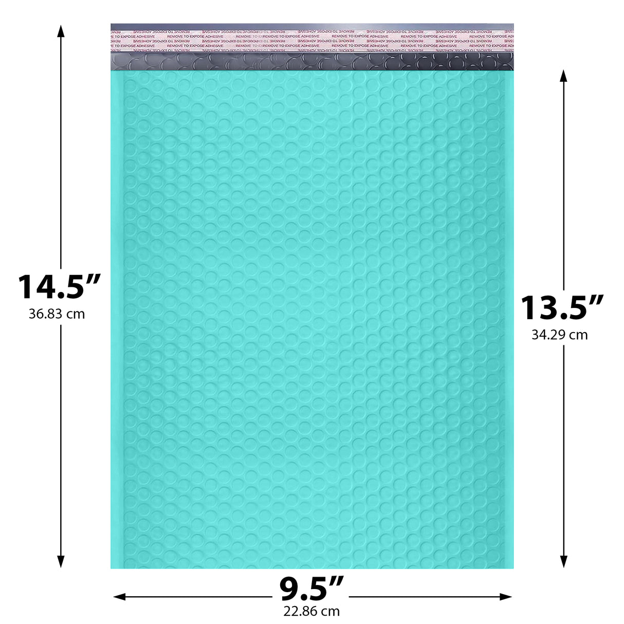 9.5x14.5 teal poly bubble mailer #4 padded shipping bag