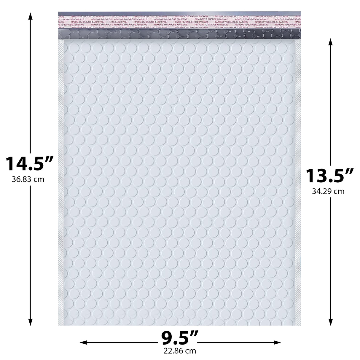 9.5x14.5 white poly bubble mailer #4 padded shipping bag