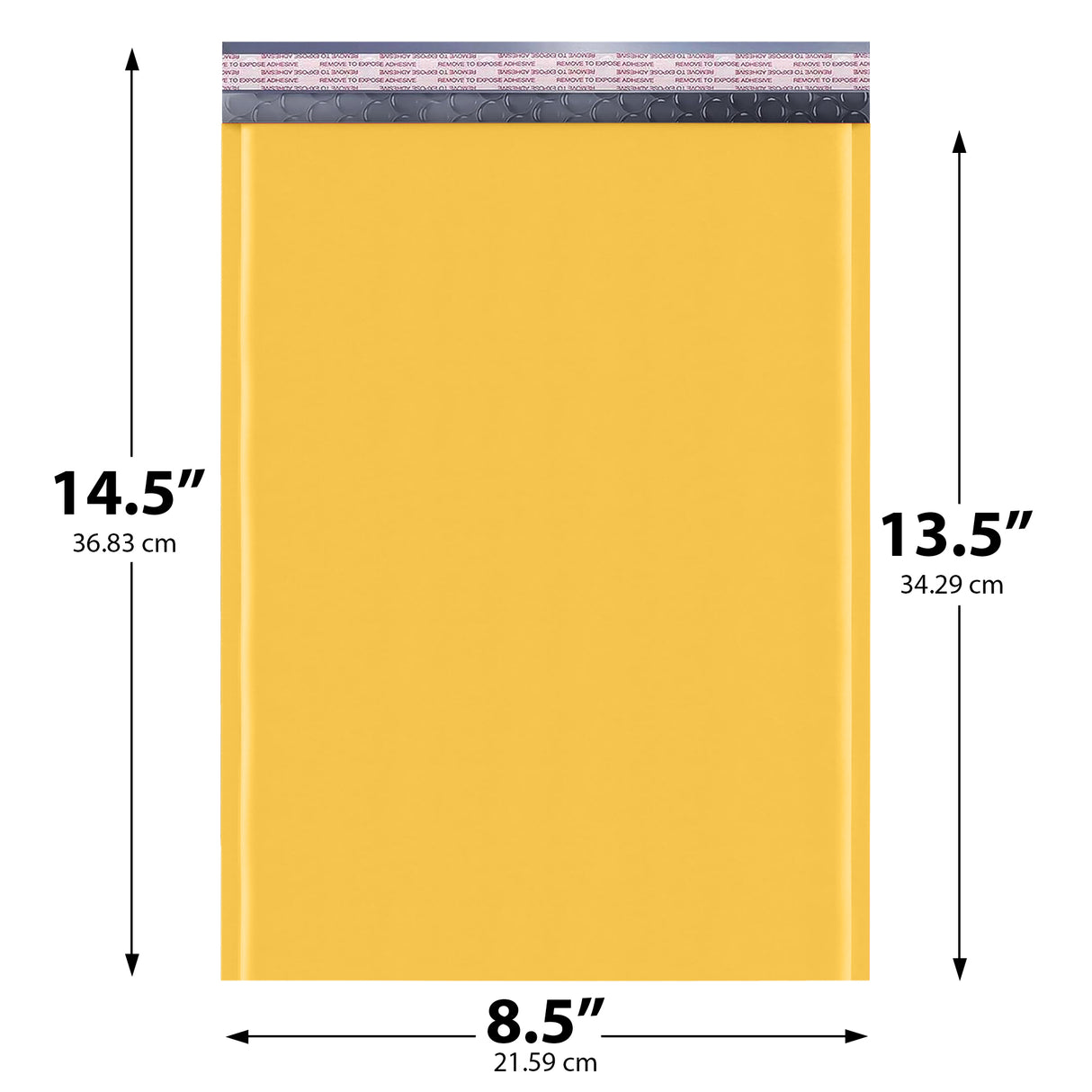 8.5x14.25 yellow kraft bubble mailer #3 padded shipping envelope