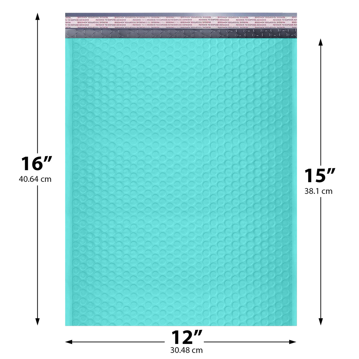 12x16 Poly Bubble Mailers – Self-Seal Padded Envelopes Pack of 50