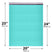 20x25 Teal poly bubble mailer — #10 self-seal padded shipping envelope, 50 pack