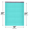 18x24 Teal poly bubble mailer — #9 self-seal padded envelope, 50 pack