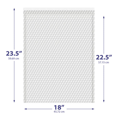 18x23.5 clear bubble bag – self-seal padded sleeve for jewelry & electronics