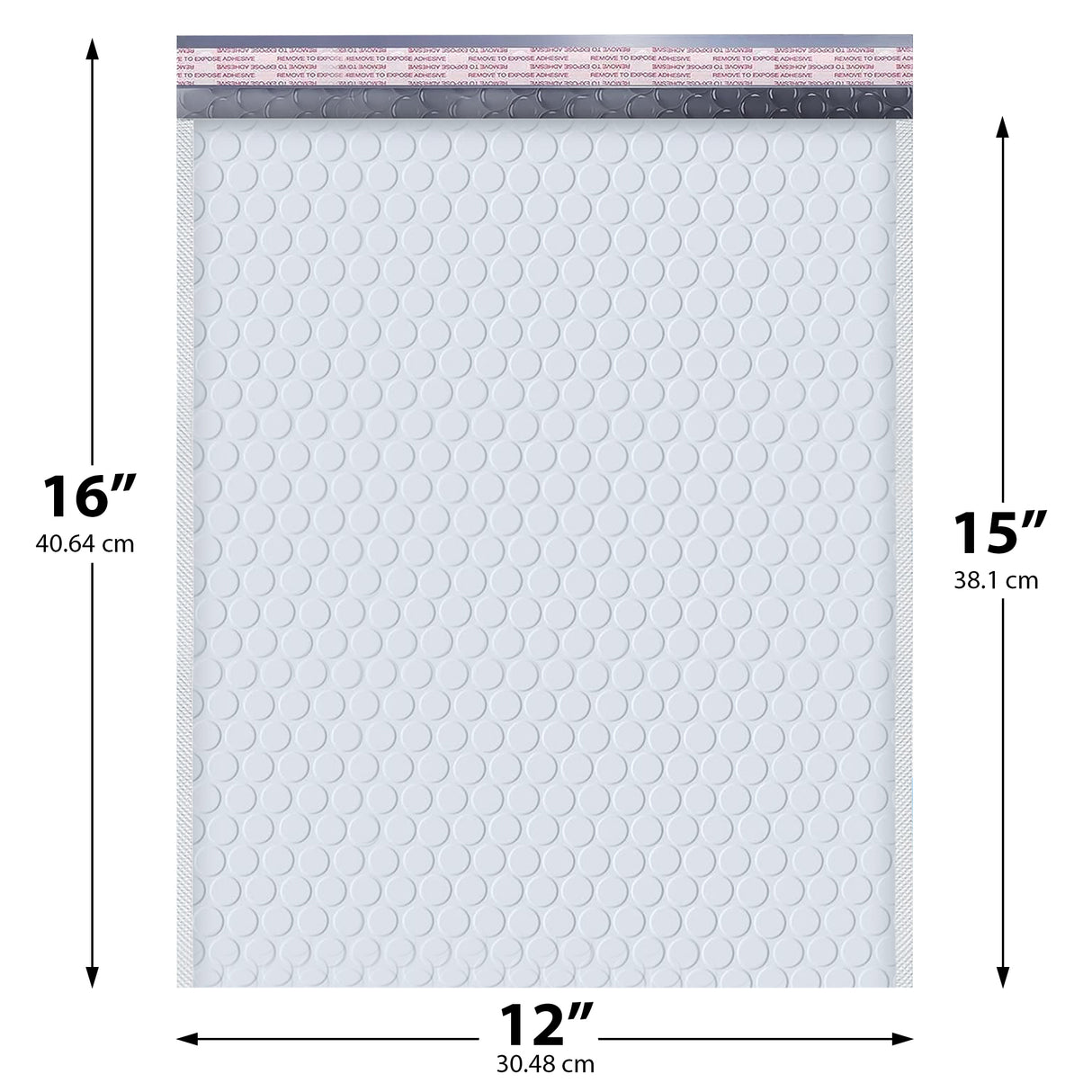 12x16 Poly Bubble Mailers – Self-Seal Padded Envelopes Pack of 50