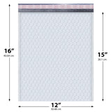 12x16 Poly Bubble Mailers – Self-Seal Padded Envelopes Pack of 50
