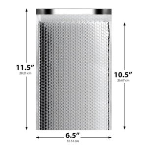 6.5x10.5 Thermal Bubble Mailers – #2 Foil Padded Envelopes