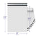 White Poly Mailer 9x12 – Self-Sealing Plastic Shipping Bag