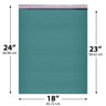 18x24 Green poly bubble mailer — #9 self-seal padded envelope, 50 pack