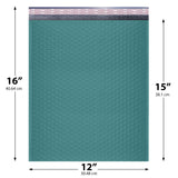 12x16 Poly Bubble Mailers – Self-Seal Padded Envelopes Pack of 50