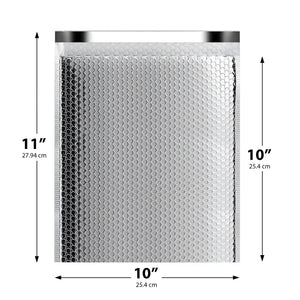 10x10 Thermal Bubble Mailers – #4 Foil Padded Envelopes