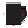 Black Poly Mailer 14x19 – Self-Sealing Plastic Shipping Bag