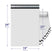 White Poly Mailer 19x24 – Self-Sealing Plastic Shipping Bag