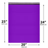20x25 Purple poly bubble mailer — #10 self-seal padded shipping envelope, 50 pack