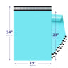 Teal Poly Mailer 19x24 – Self-Sealing Plastic Shipping Bag