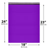 18x24 Purple poly bubble mailer — #9 self-seal padded envelope, 50 pack