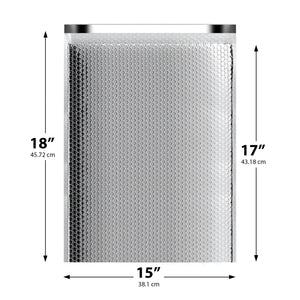 15x17 Thermal Bubble Mailers – #8 Foil Padded Envelopes