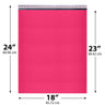18x24 Hot Pink poly bubble mailer — #9 self-seal padded envelope, 50 pack