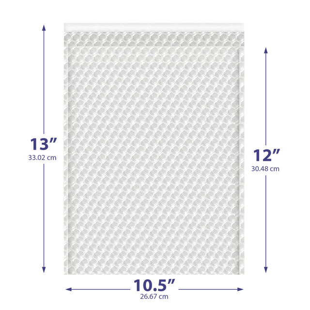 10.5x13 clear bubble bag – self-seal padded sleeve for jewelry & electronics
