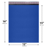 12x16 Poly Bubble Mailers – Self-Seal Padded Envelopes Pack of 50
