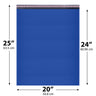 20x25 Royal blue poly bubble mailer — #10 self-seal padded shipping envelope, 50 pack