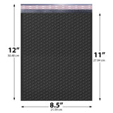 8.5x12 black poly bubble mailer #2 padded shipping bag
