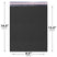 9.5x14.5 black poly bubble mailer #4 padded shipping bag
