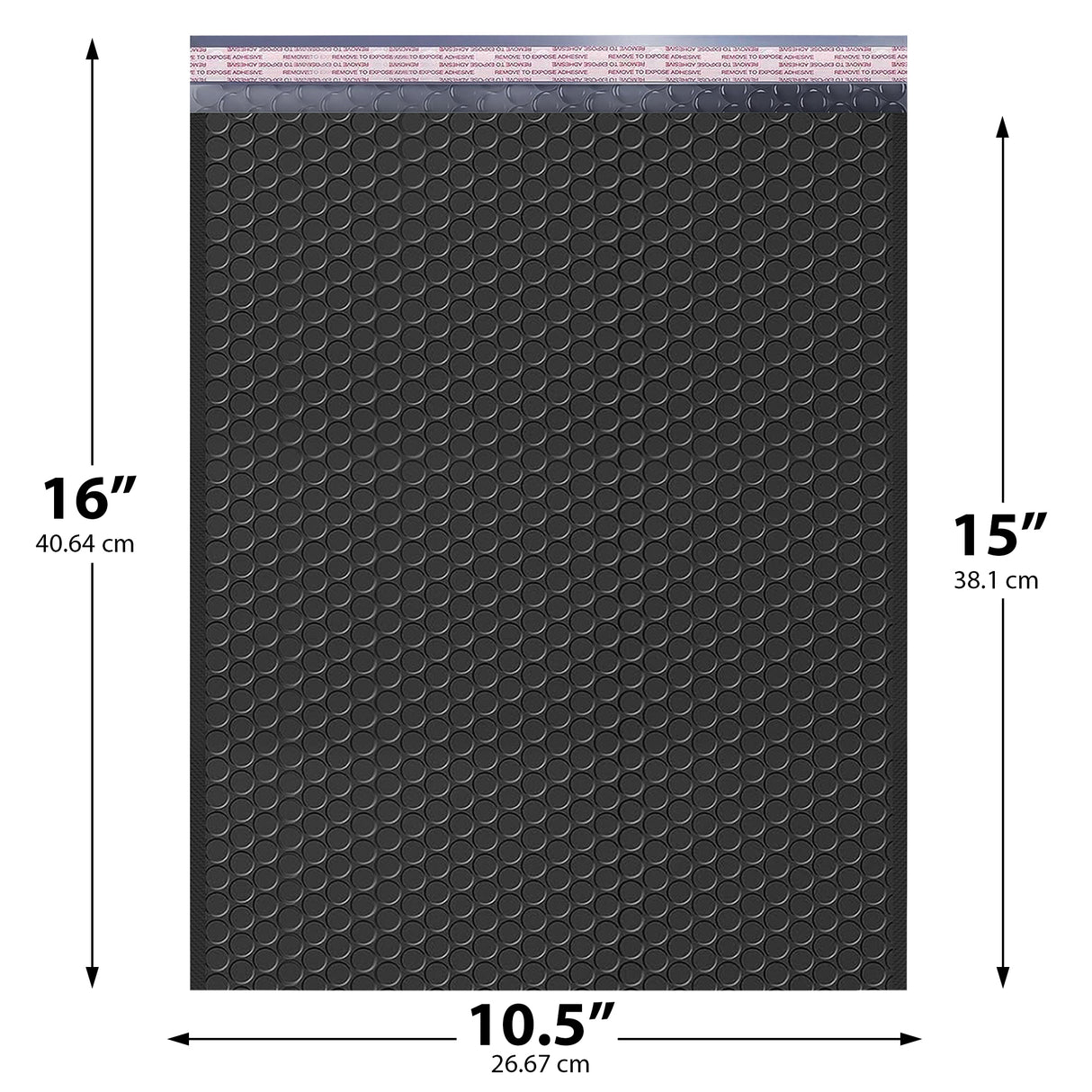 10x13 black poly bubble mailer padded shipping bag
