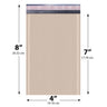 4x8 brown kraft bubble mailer #000 padded shipping envelope