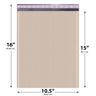 10.5x16 brown kraft bubble mailer #5 padded shipping envelope