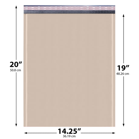 14.25x20 brown kraft bubble mailer #7 padded shipping envelope