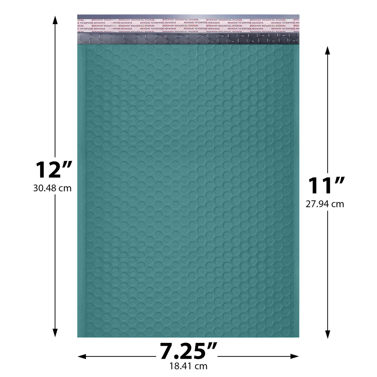 7.25x12 green poly bubble mailer #1 padded shipping bag
