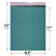 8.5x12 green poly bubble mailer #2 padded shipping bag
