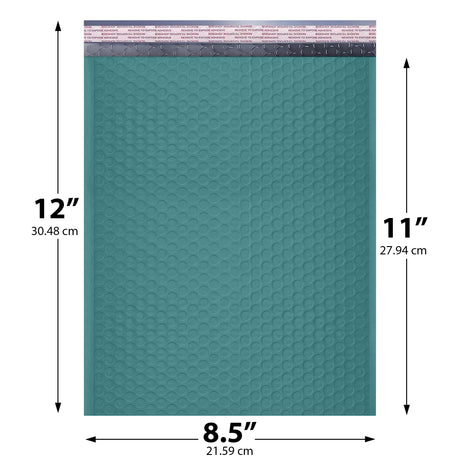 8.5x12 green poly bubble mailer #2 padded shipping bag
