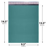 9.5x14.5 green poly bubble mailer #4 padded shipping bag
