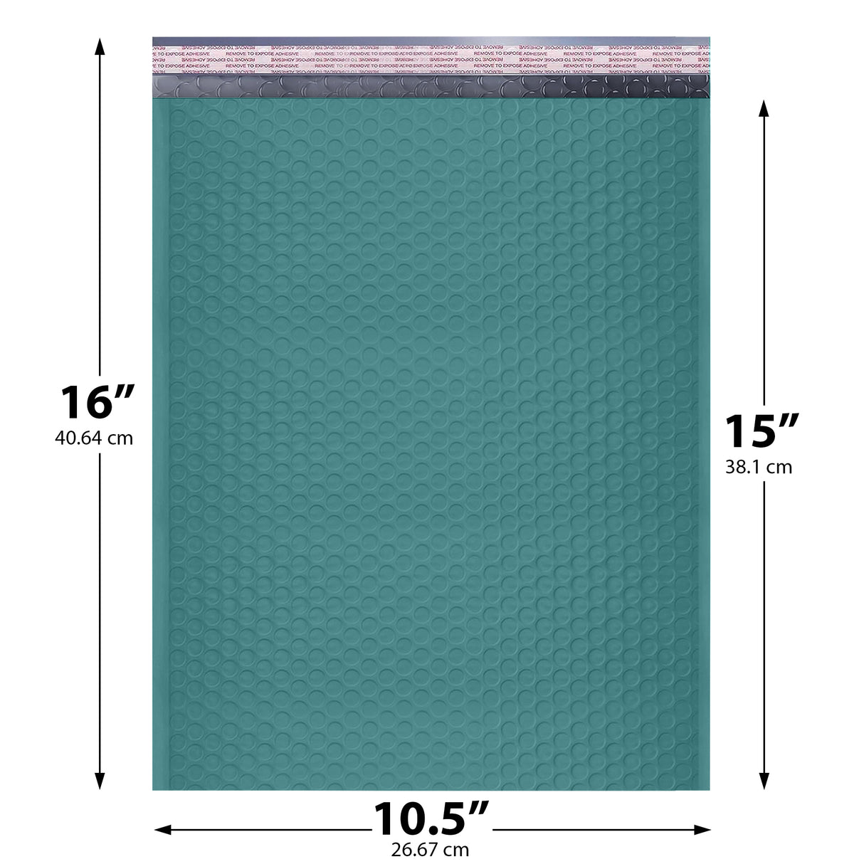 10x13 green poly bubble mailer padded shipping bag
