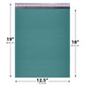 12x15 green poly bubble mailer custom padded shipping bag
